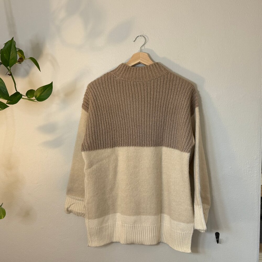 Colorblock Knit Sweater - Picture 2 of 4